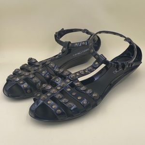 Jimmy Choo Gladiator Studded Jelly Sandals Size 38